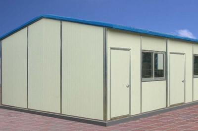 员工活动板房宿舍办公楼搭建完工